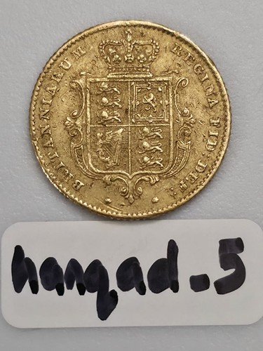 1856 gold half sovereign queen - 1856,