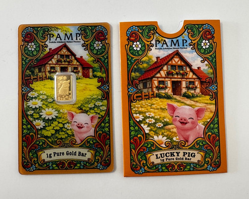 Pamp suisse lucky pig gold - lucky,