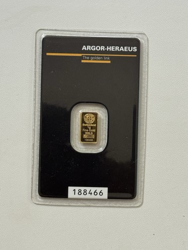 Argor heraeus kinebar - 1g, 999.9