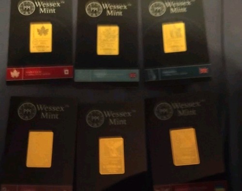 Wessex mint gold bar - mint, 1/1000th