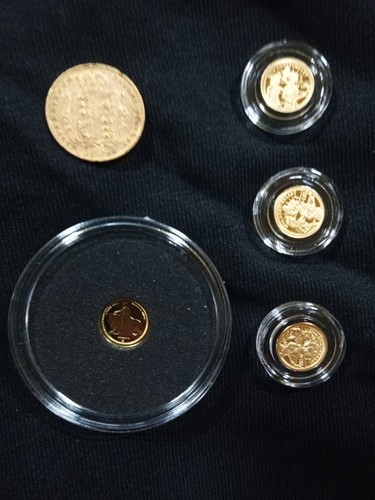 Sovereign coins 3x - sovereign, 1/2