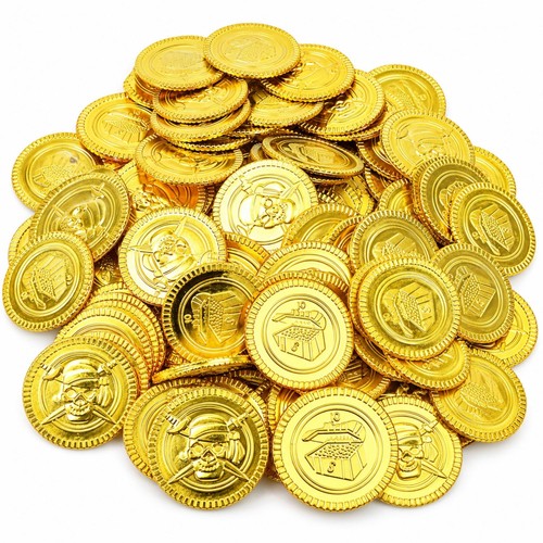 100 gold coins pirate - pirate, treasure