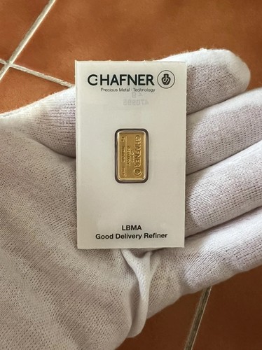 Hafner gram gold bar - 2, 999.9