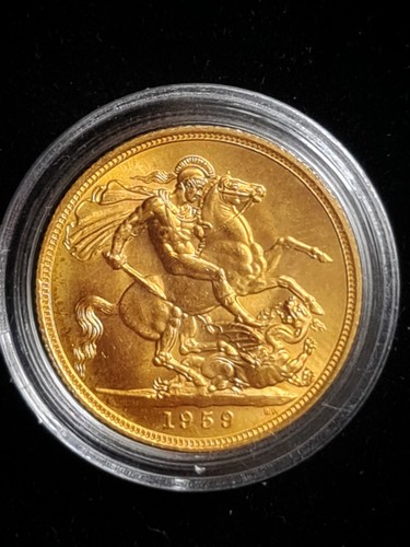 1959 full sovereign british - 1959,