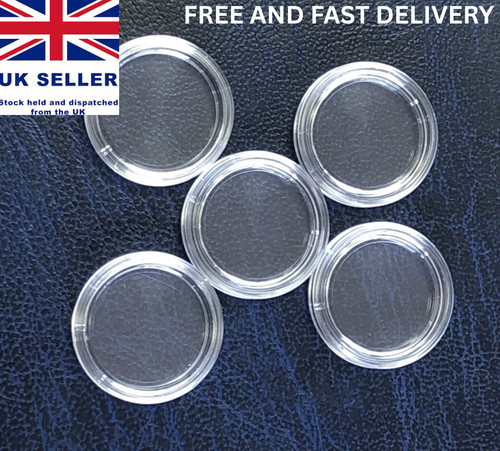 Clear coin capsules - mm,