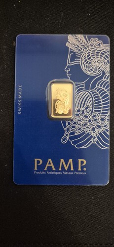 Pamp suisse gold bar - suisse, 2.5g