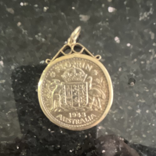 Australia 1943 florin coin - australia,