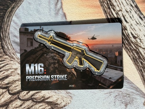1000oz 9999 fine - gold, m16