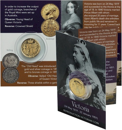Queen victoria coin - queen, pack