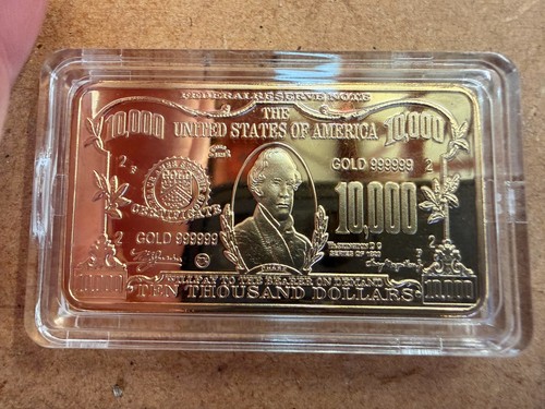 Novelty gold bar with - gold, no