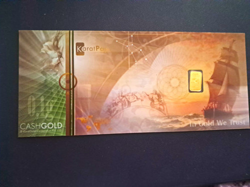 Cash gold notes - cash, certified