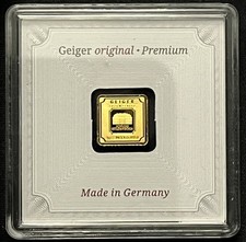 1g Geiger Gold Bar in Capsule