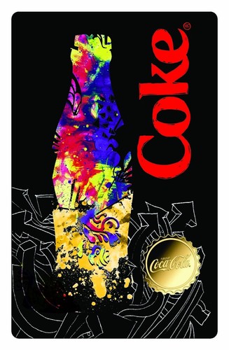 Coca cola pop art - coca-cola, cap