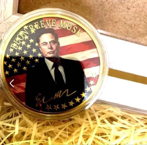 Elon musk commemorative coin - elon,