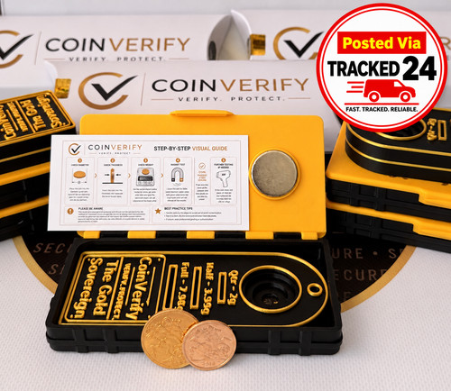 Gold sovereign tester - sovereign,