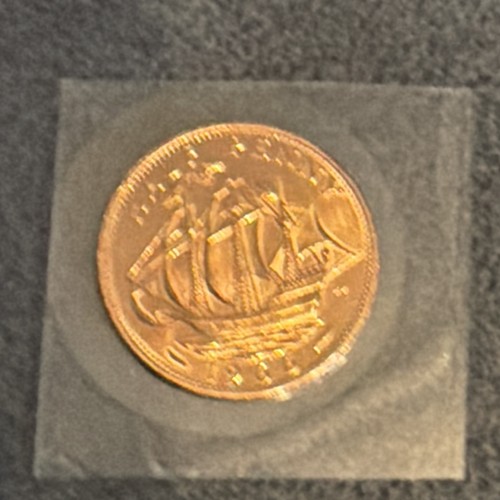 Elizabeth 1960 halfpenny - uk,