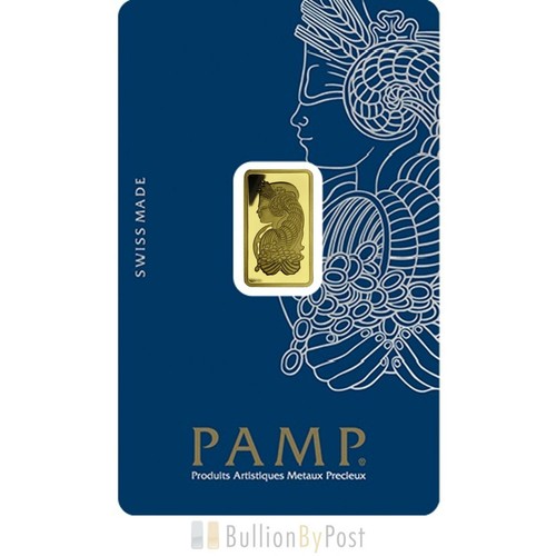Pamp gram gold bar - 2.5, minted