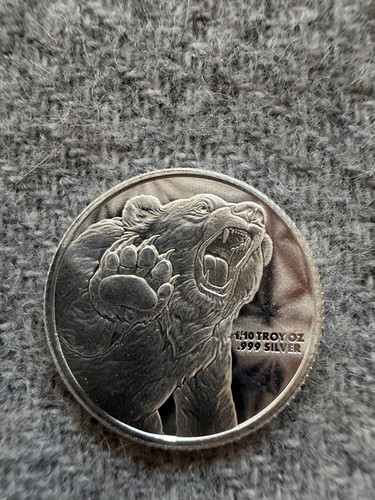 Silver 999 purity golden state - 999,