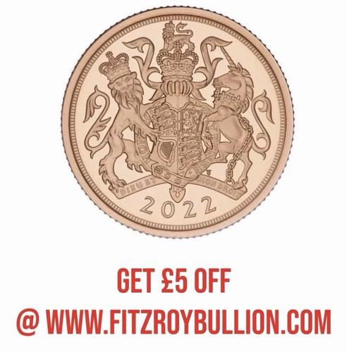 22ct gold quarter sovereign - 22ct,