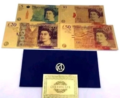 Full set gold foil bullion - set,