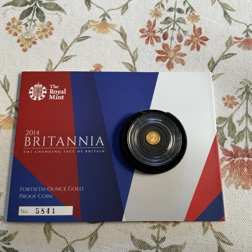 2014 britannia 40oz gold - britannia, 1/40oz