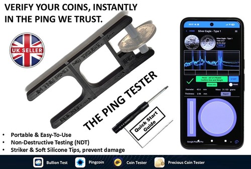 Gold silver coin pocket ping - silver,