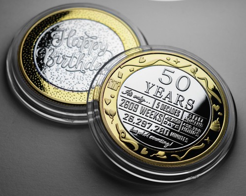 50th birthday dual - dual, metal