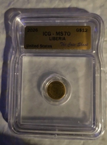Icg ms70 liberia gold - icg,