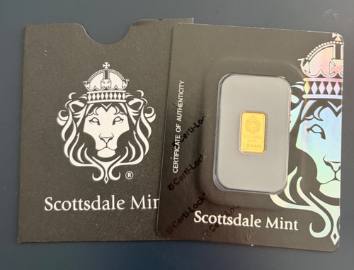 Gold bar scottsdale mint - gold,