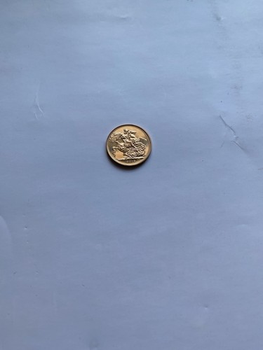 2016 full gold sovereign - gold,