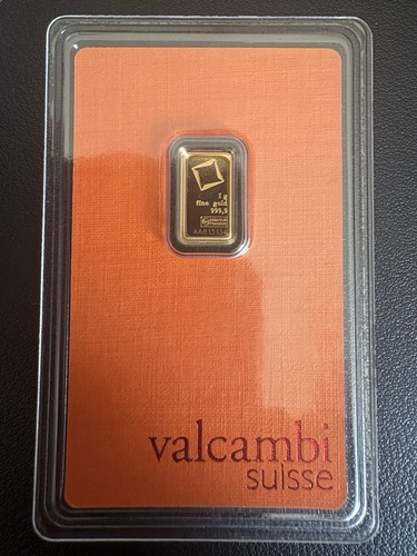 Valcambi gold bar 9999 fine - valcambi,