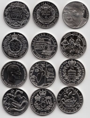 Five pound coin brilliant - five,