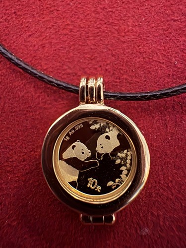 2023 gold panda coin 999 - gold,