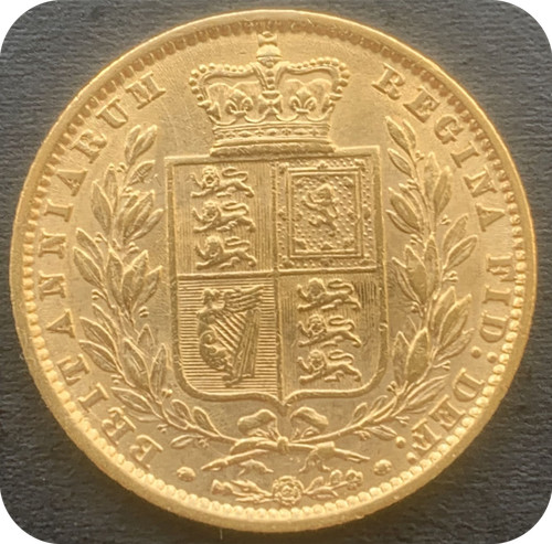 1862 full gold sovereign - 1862,