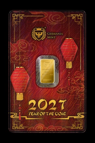 Germania mint gold bar - germania,
