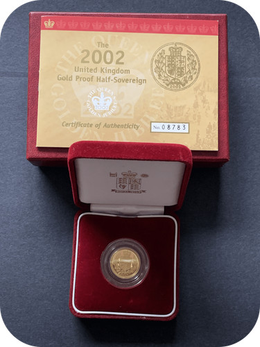 2002 proof half gold - 2002,