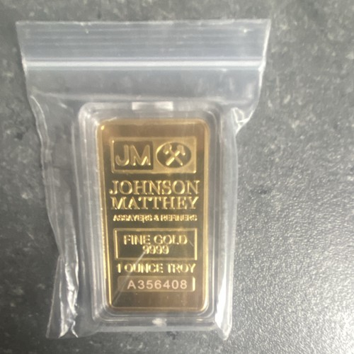 Johnson matthey gold bar - 1,