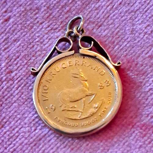 Kugerrand coin 1983 south - kugerrand,