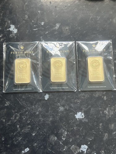 The perth mint 9999 - gold, bar